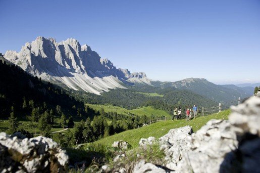 Hiking in Val di Funes is only part of your summer holiday in the Dolomites